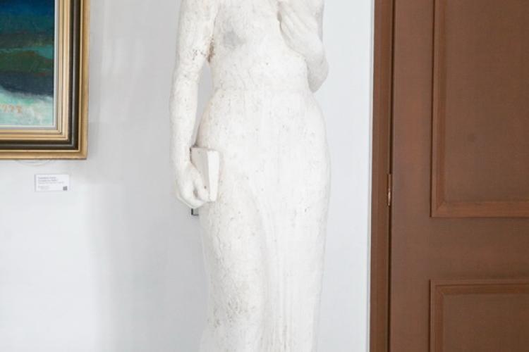 Plaster cast of a marble statue